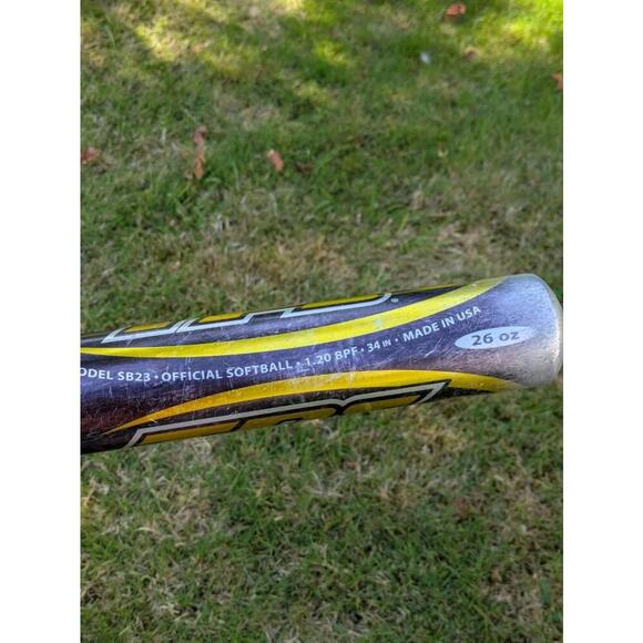 Louisville Slugger TPS Gold Slow Pitch Softball Bat SB23 34"/30oz 1.20 BPF USA - Picture 3 of 10